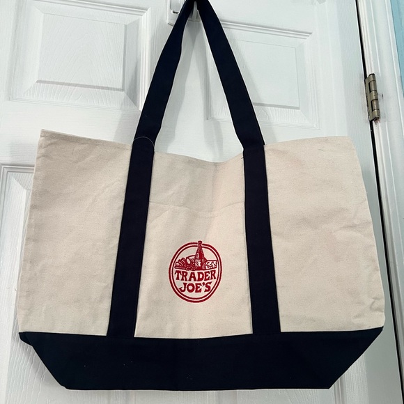 Trader Joe’s Large Canvas Tote Bag - Picture 3 of 5